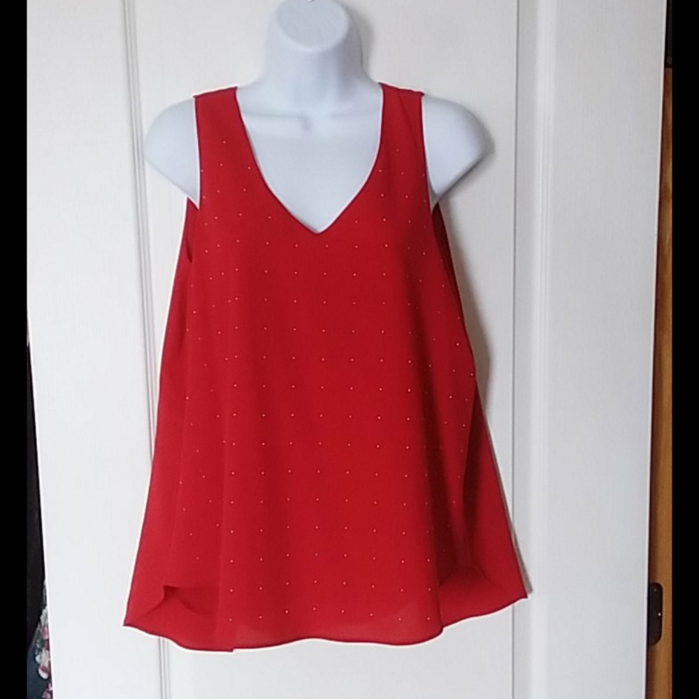 Dex tank top with silver studs